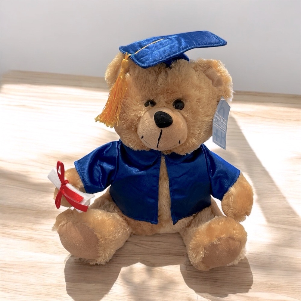 New!! 11” Graduation Teddy Bear in Blue Gown